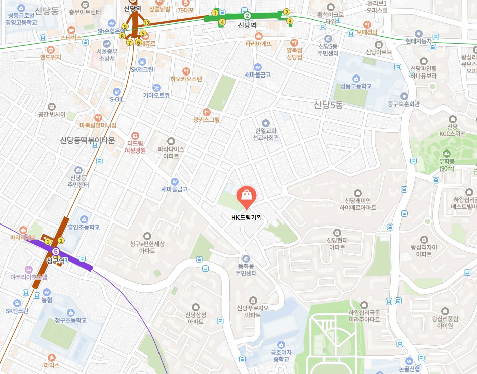 반티클릭 위치 네이버지도